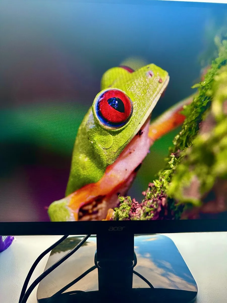 Monitor 27" FHD 75Hz - Acer K272E Like new - Image 2