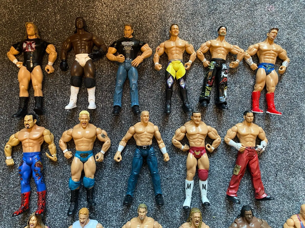 WWE Wrestling Figures x33 & TitanTron - Image 2
