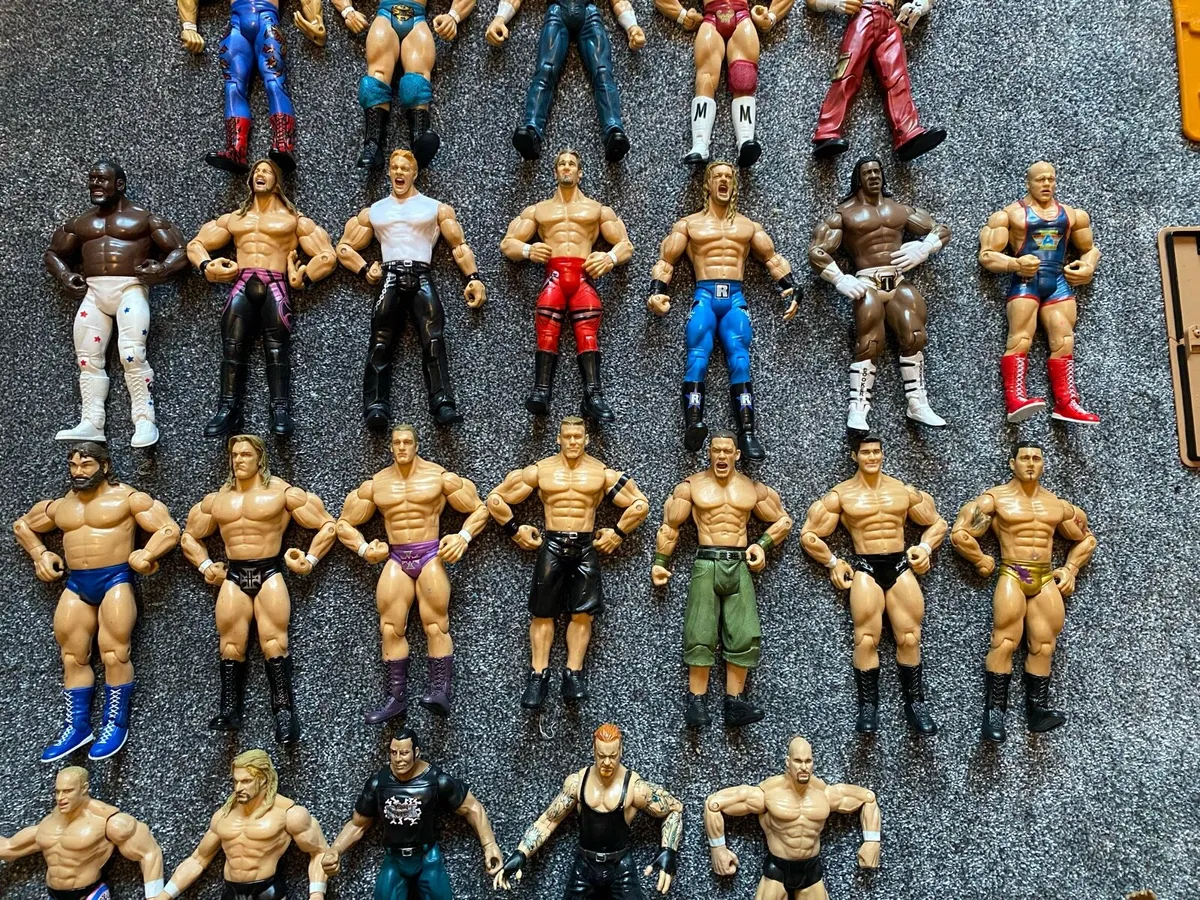 WWE Wrestling Figures x33 & TitanTron - Image 3