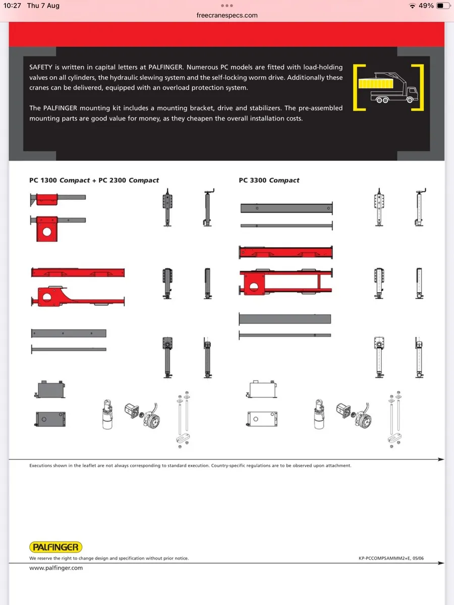 Crane legs and base - Image 1