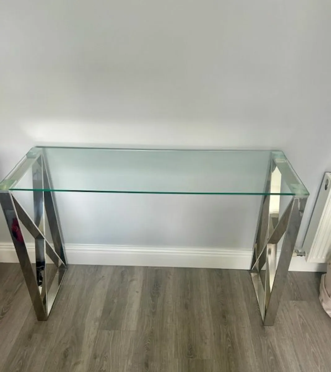 Console table and matching coffee table glass top - Image 4
