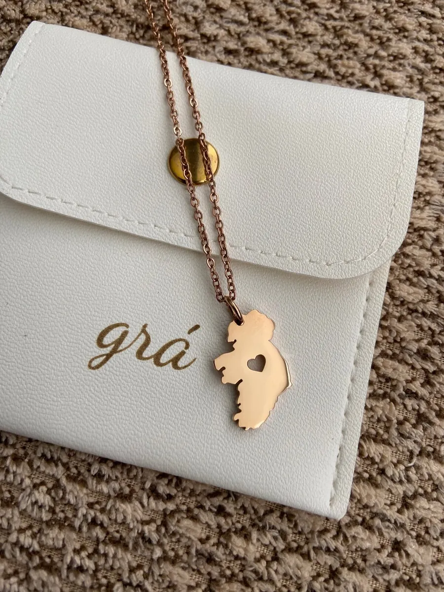 Map of Ireland Necklace - Image 1