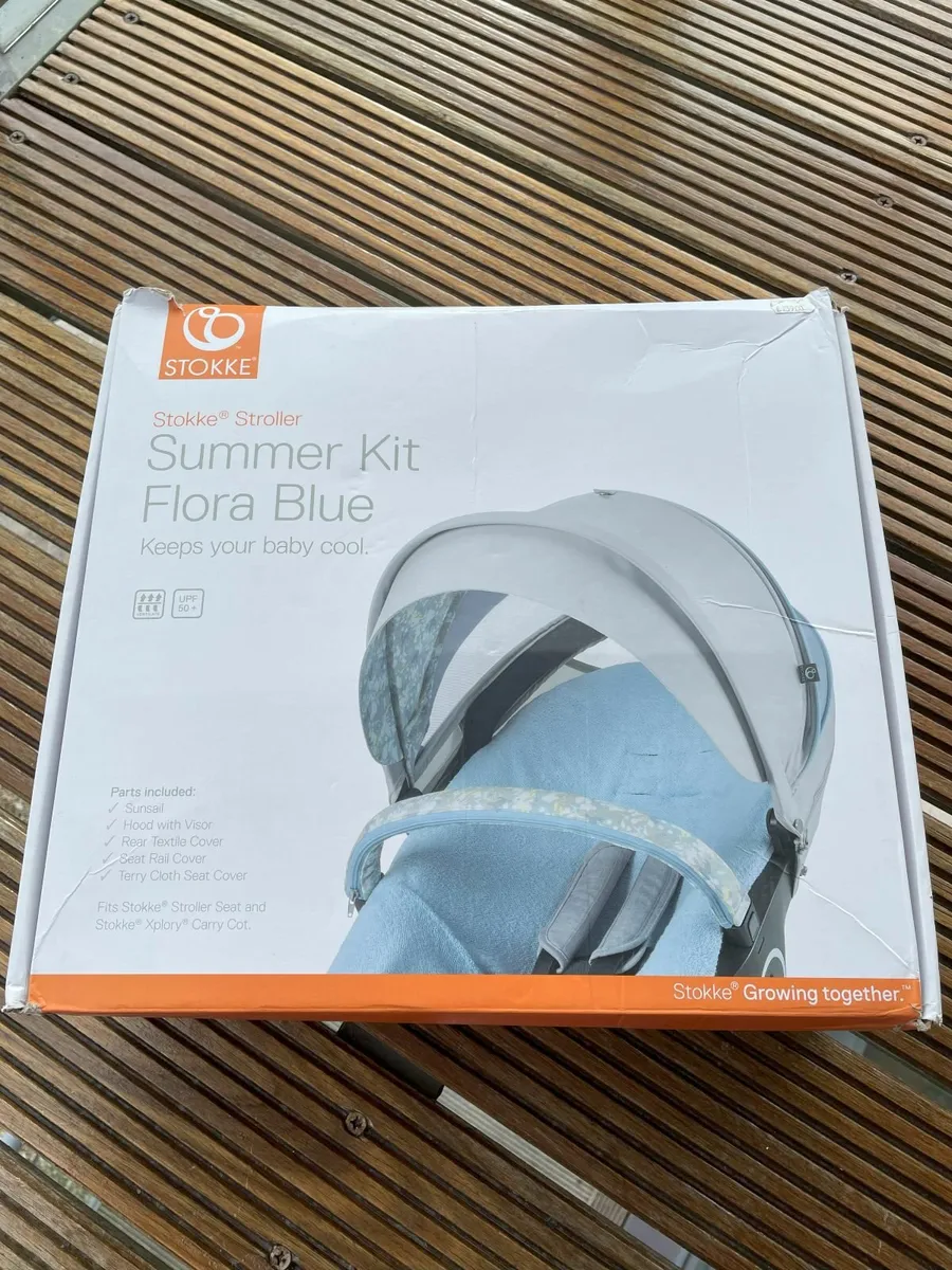 Stokke summer kit for xplory trailz crusi like new - Image 2