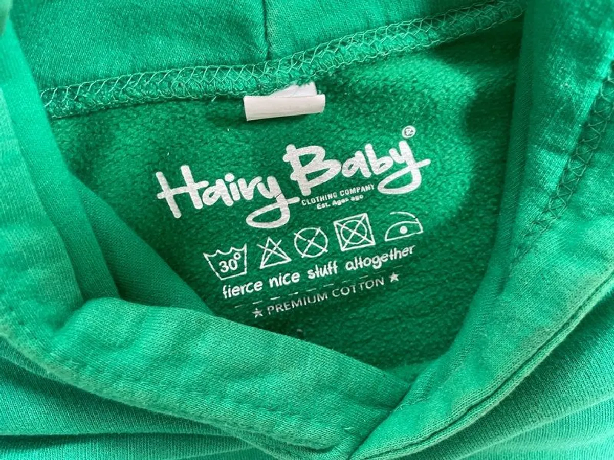 Hairy Baby Legend in Training Hoodie: 12-13yrs but I think more 11-12yrs - Image 2