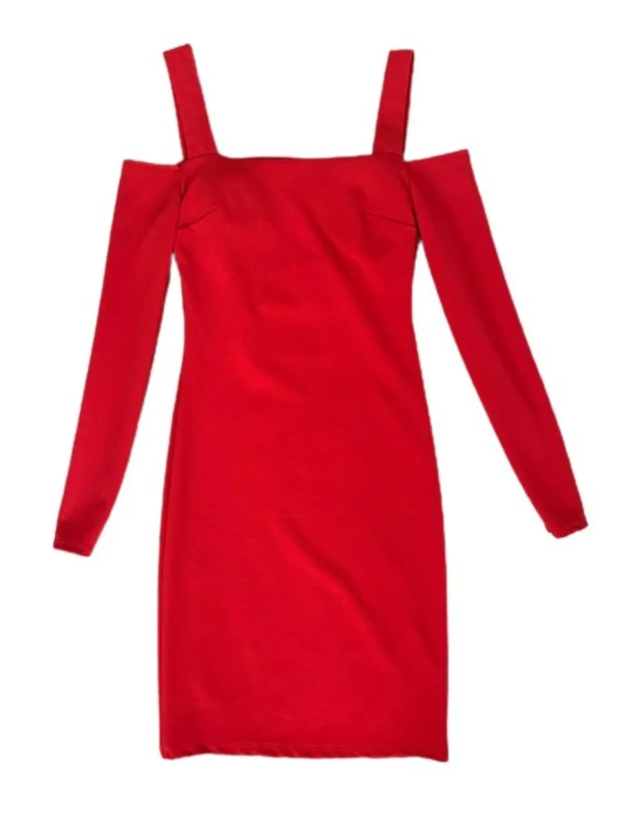 BRAND NEW Stunning Ladies/Girls Red Dress: Size 6-8 -m - Image 1