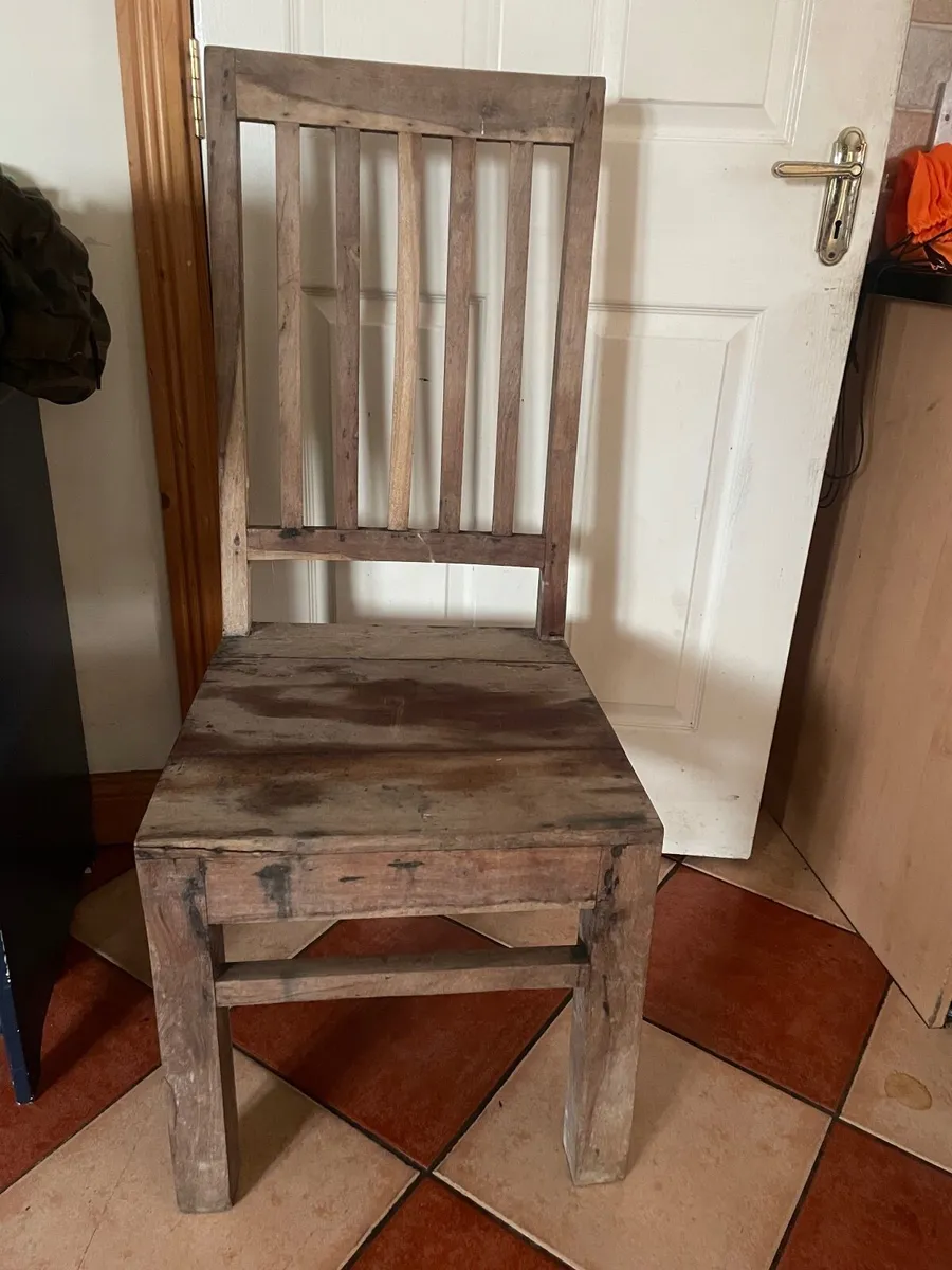 Antique kitchen chairs - Image 2