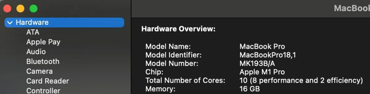 Apple Macbook Pro 16" M1 Pro (2021) - Image 3