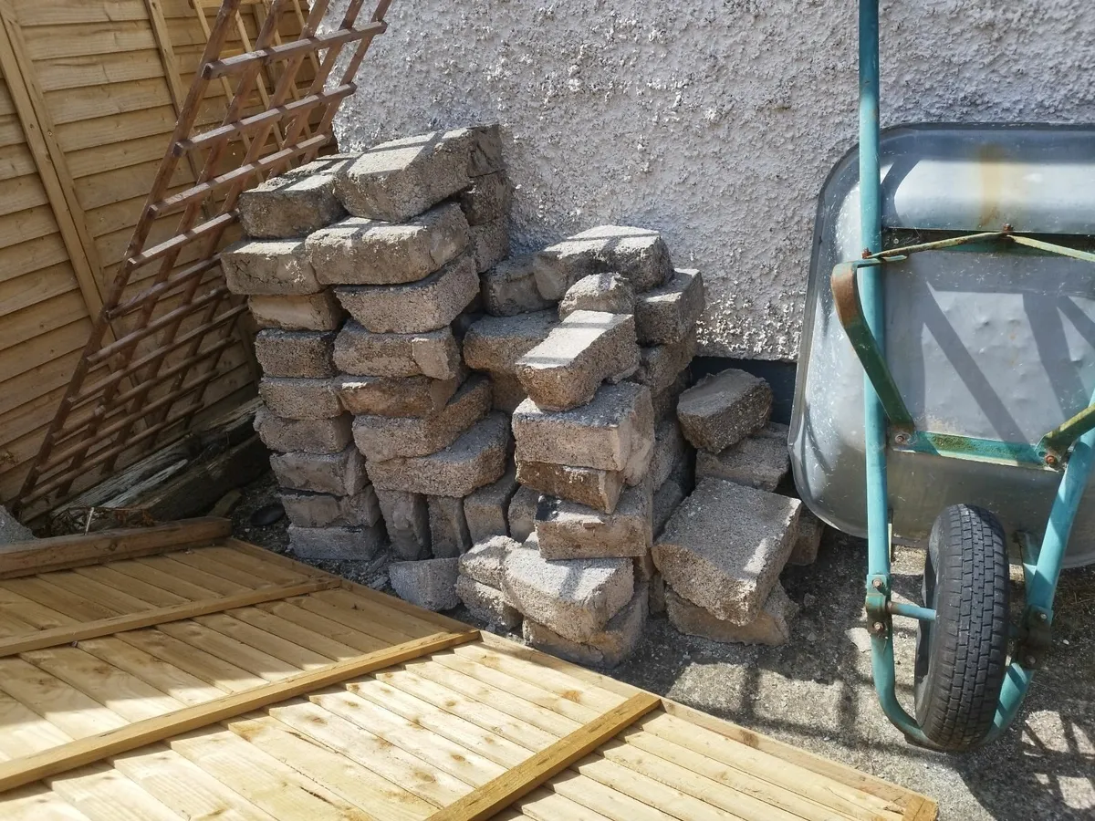 Garden Concrete Blocks Used - FREE - Image 3