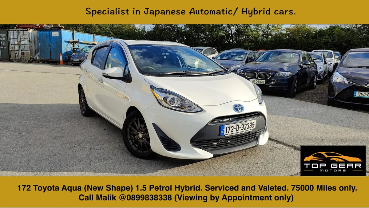 172 Toyota Aqua (New Shape) Beautiful car - Image 1