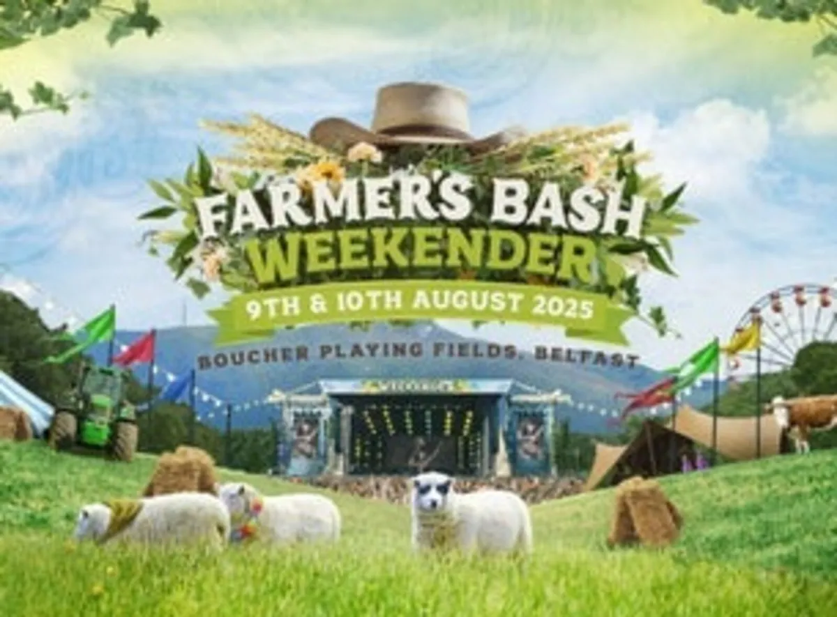 Farmers bash tickets x2 VIP tickets full weekend