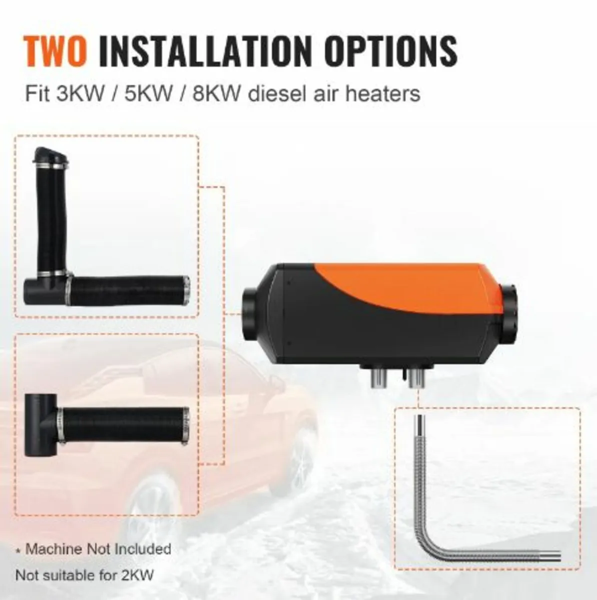 Diesel Heater Pipe Ducting Set - Image 3