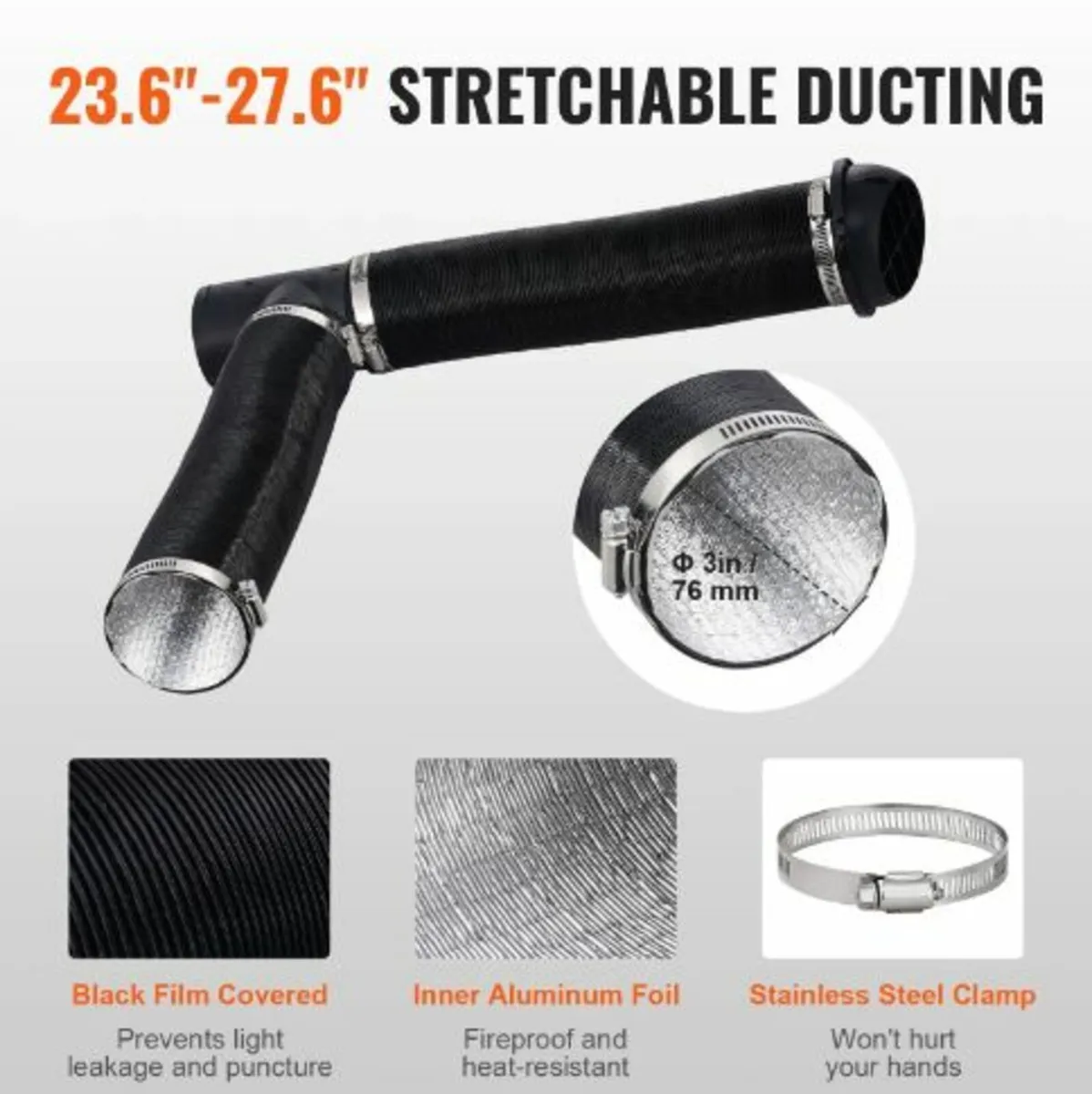 Diesel Heater Pipe Ducting Set - Image 4