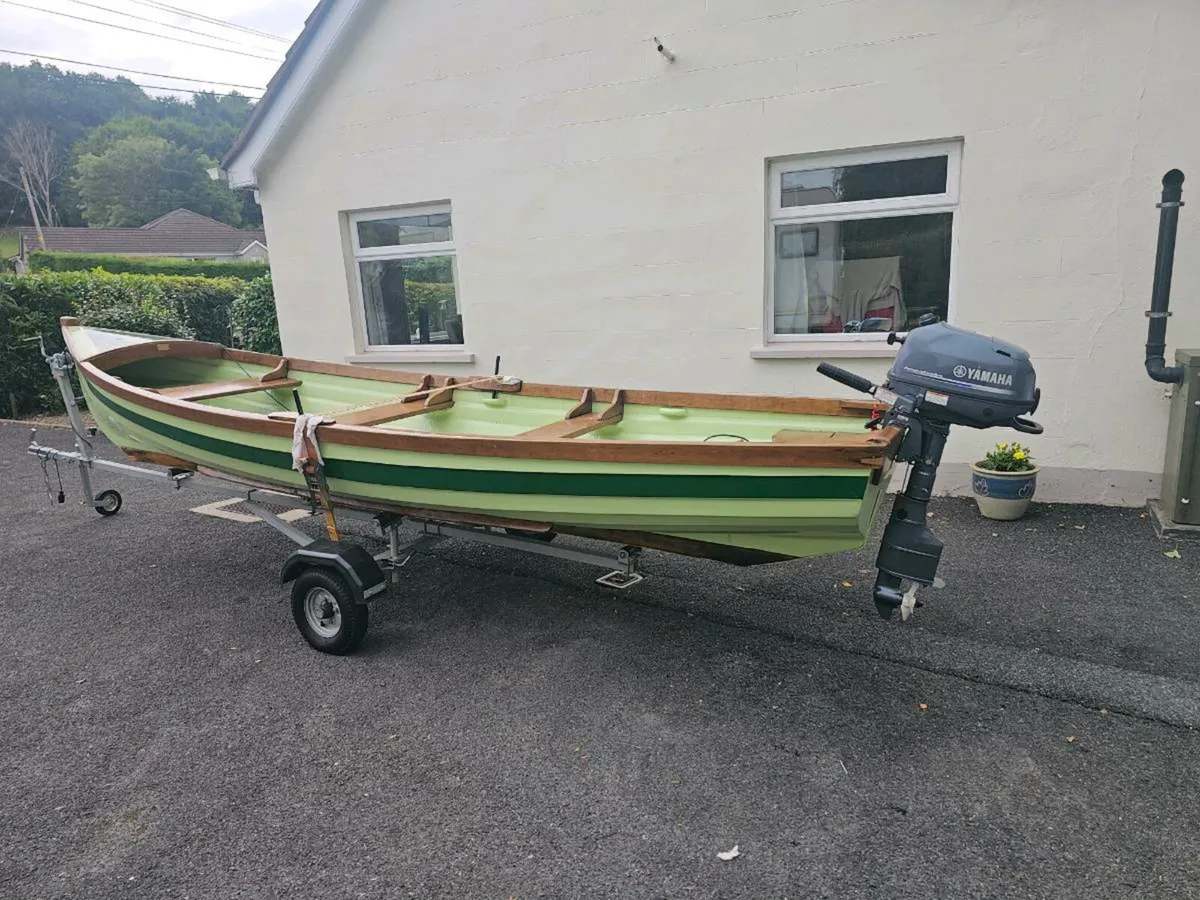 17ft Sheelin Boat,5HP 4stroke engine + Trailer - Image 1