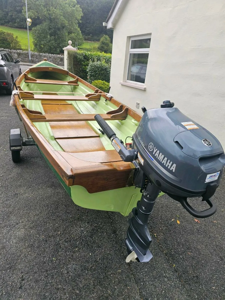 17ft Sheelin Boat,5HP 4stroke engine + Trailer - Image 4