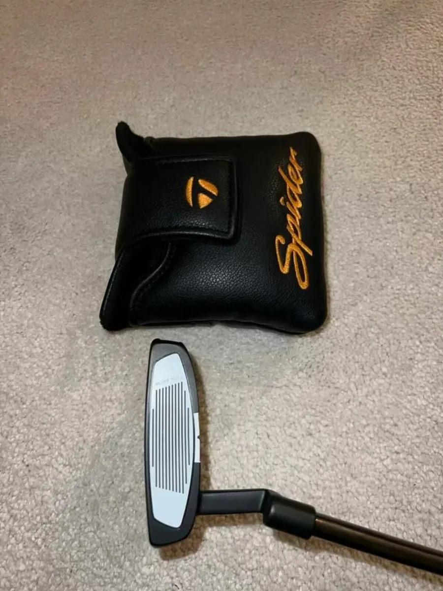 TaylorMade Spider Tour X Putter Black with cover - Image 4