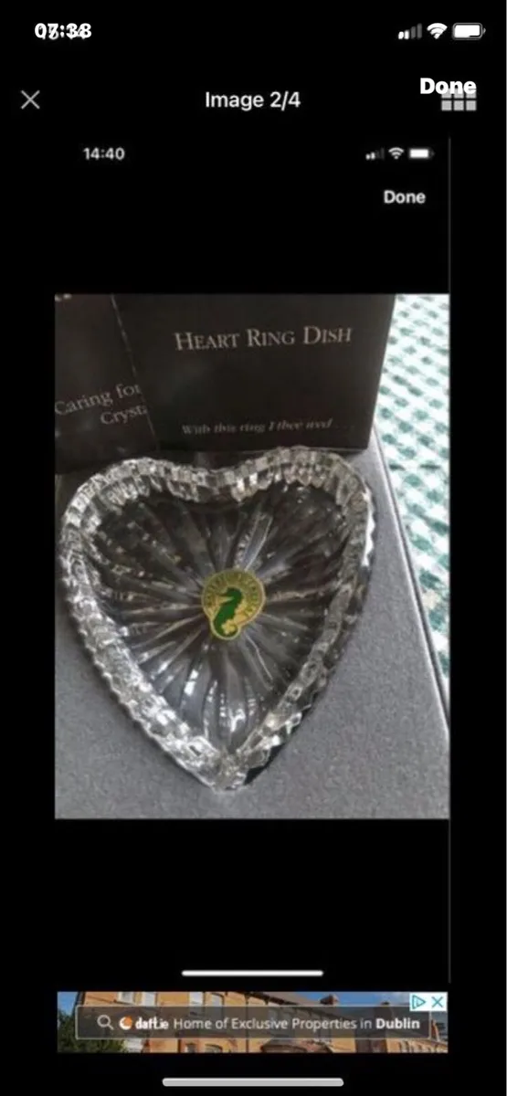 Vintage Waterford Crystal Ring Dish - Image 2