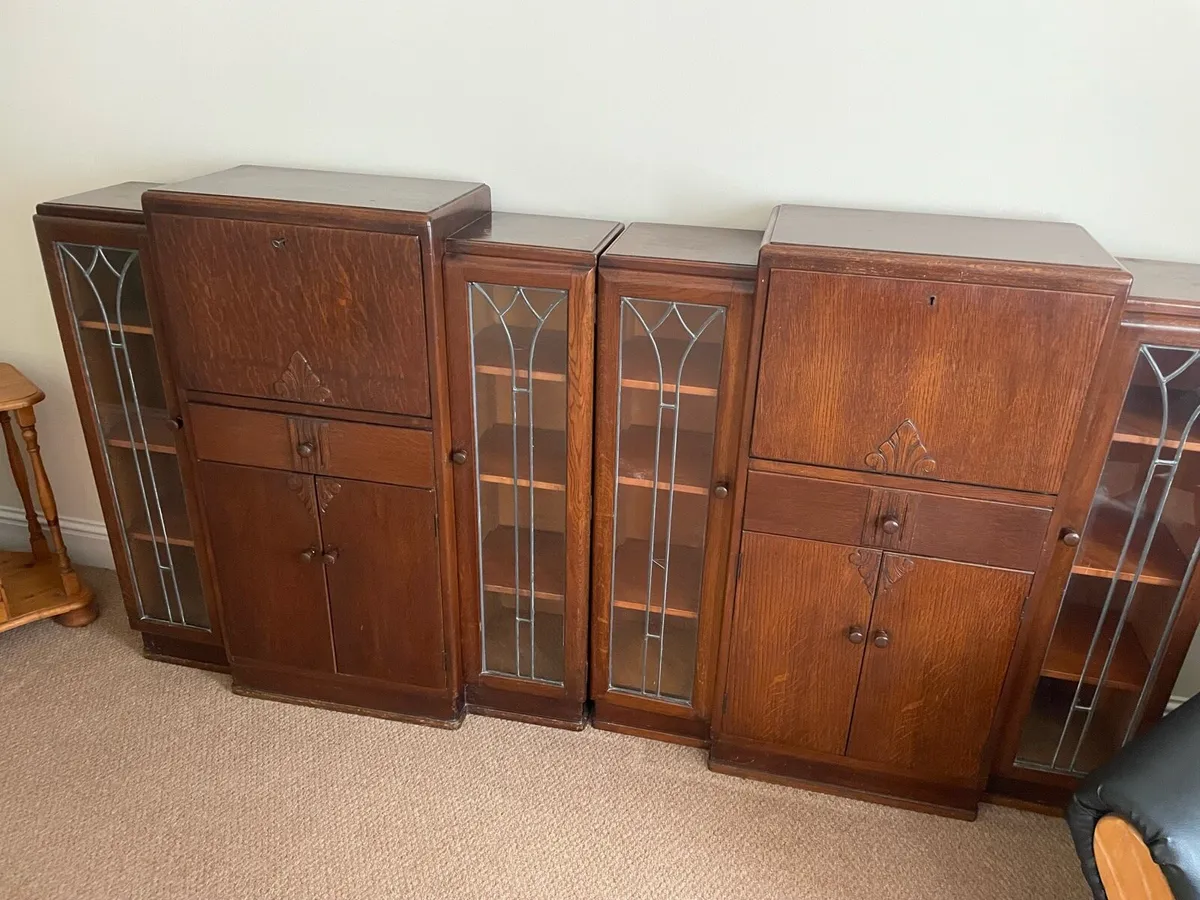 2 x 1920 Art Deco cabinets - Image 1