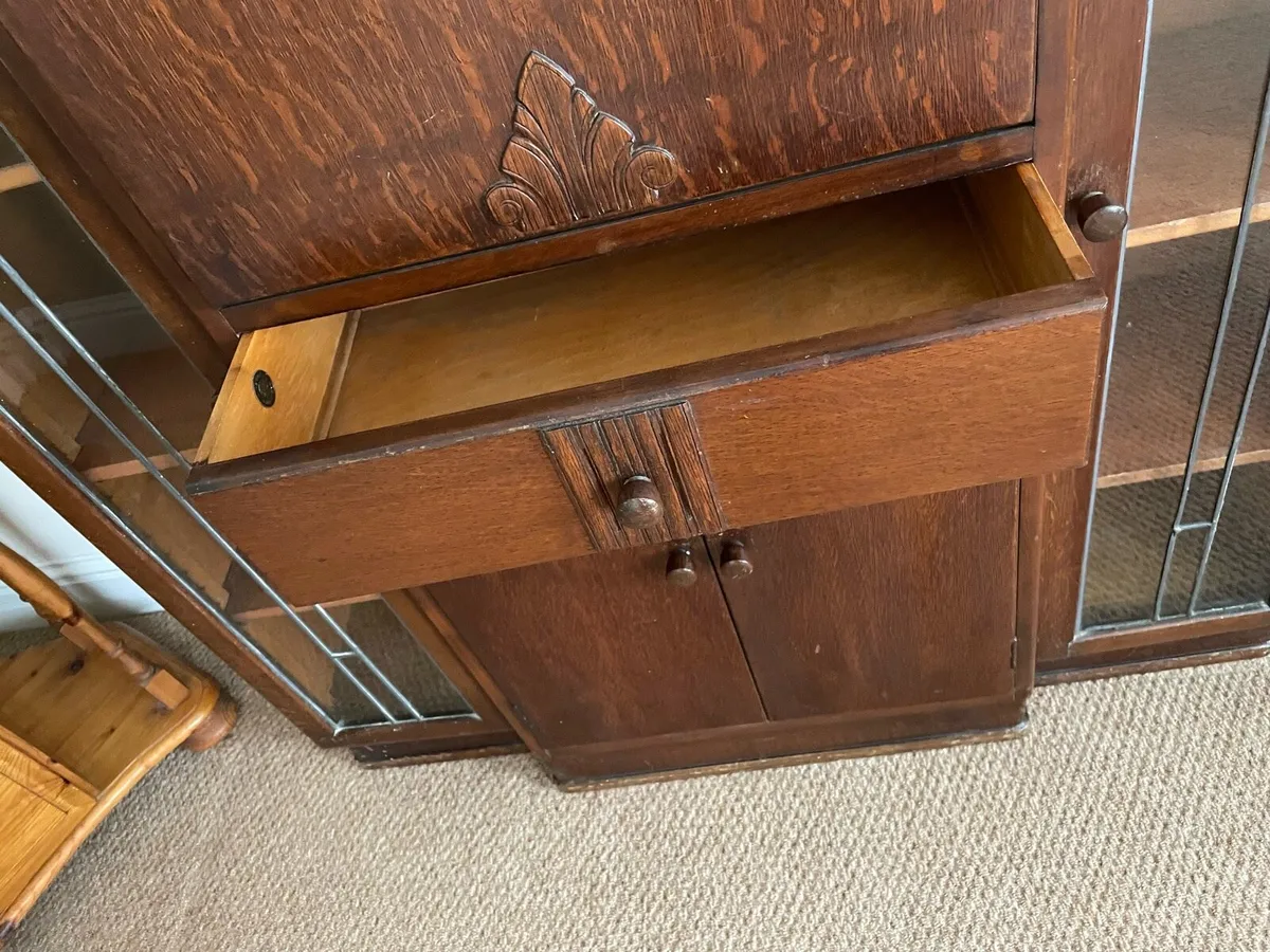2 x 1920 Art Deco cabinets - Image 4