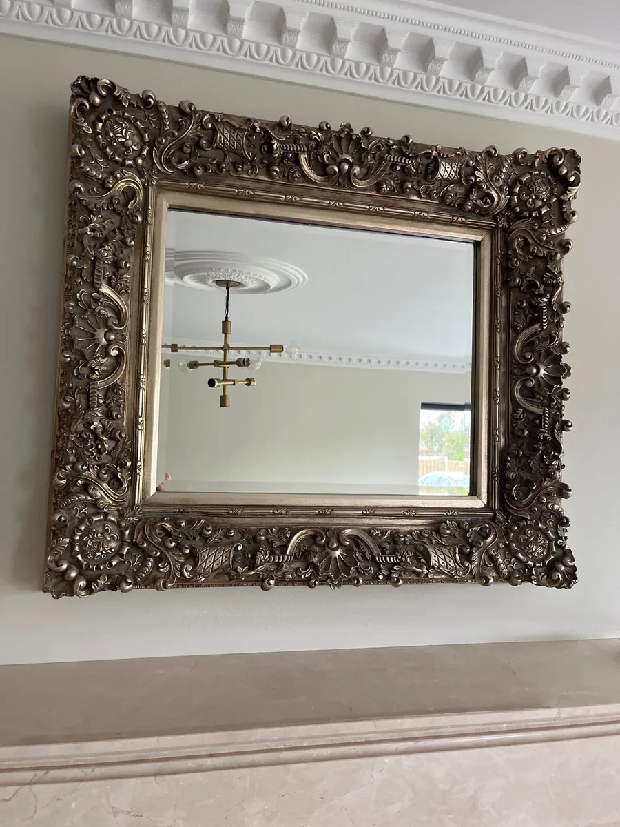 Antique brass Mirror - Image 2