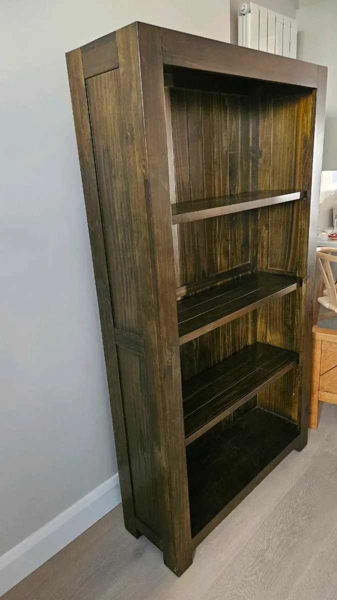 Beautiful dark wood book case - Image 2