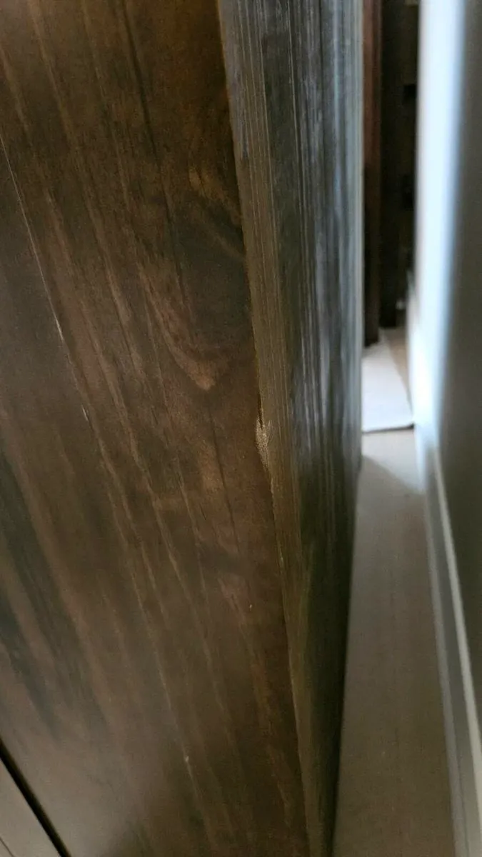Beautiful dark wood book case - Image 4