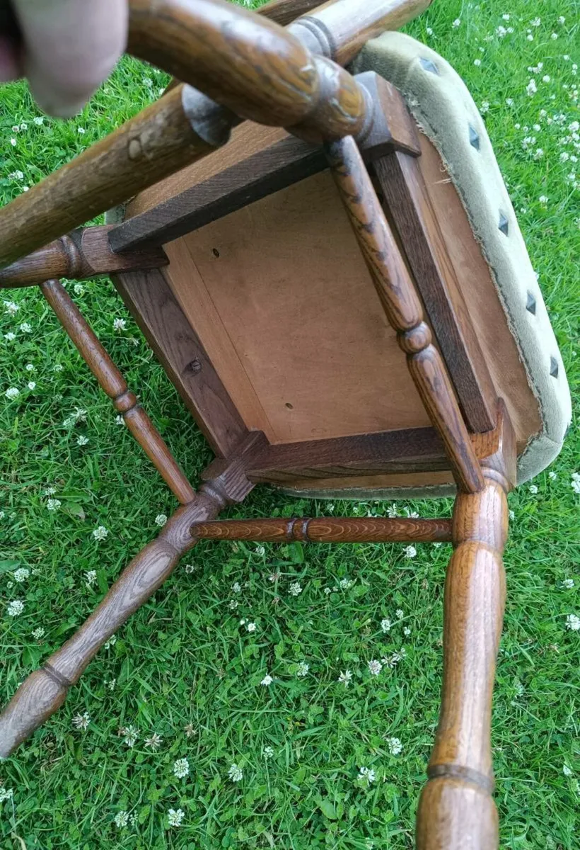 Oak Kitchen Chairs - Image 4