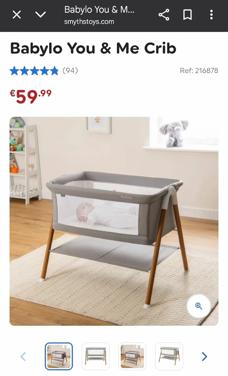 Babylo You&Me Crib - sealed in box - Image 1