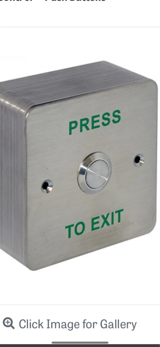 Press to exit button