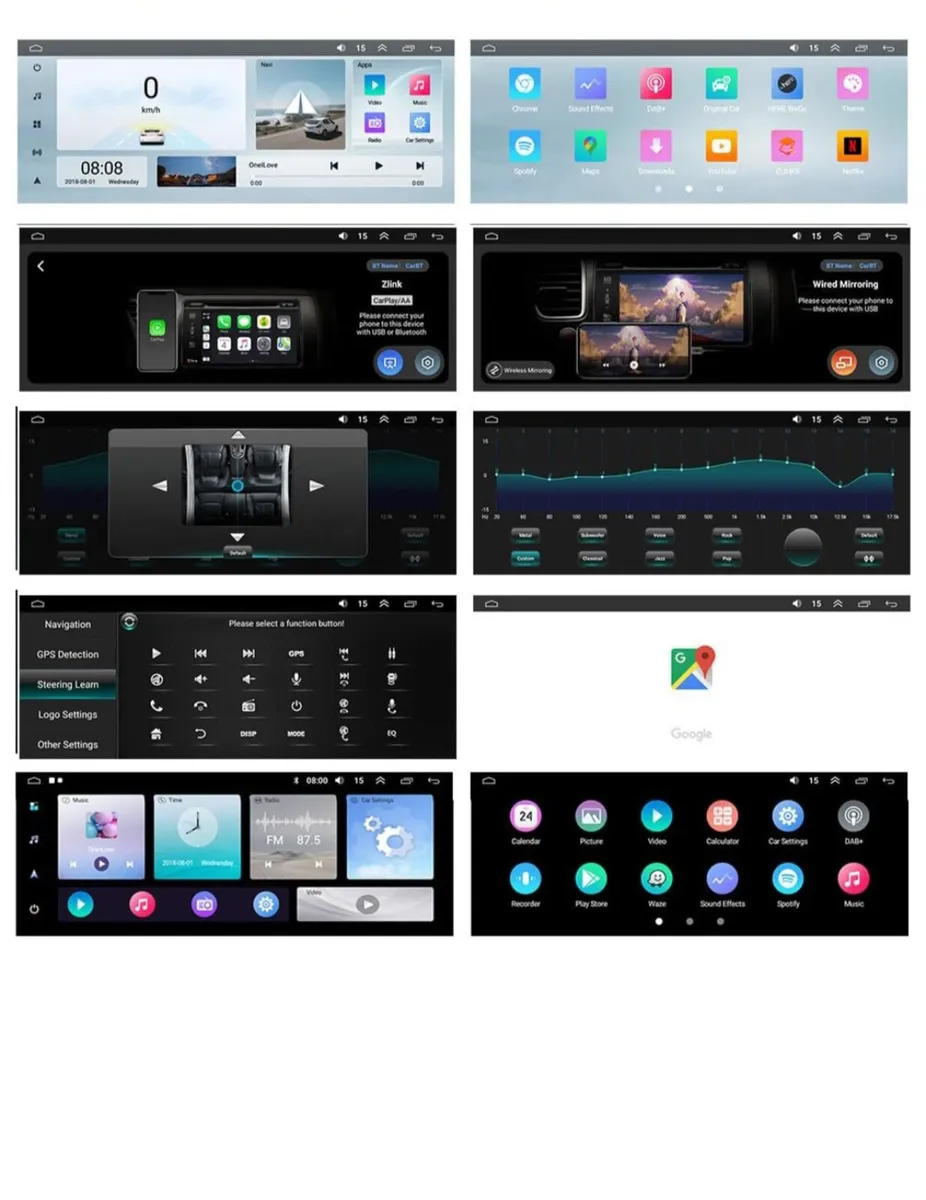 CANBUS 6.9" Single Din Android/Apple GPS Car Radio - Image 4