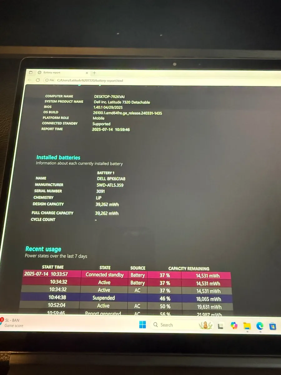 Dell Latitude 7320 Detachable i7/16GB/256SSD/2in1 - Image 3