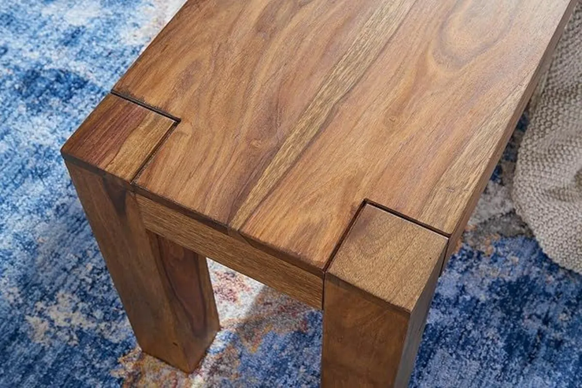 Dining Room Bench Solid Wood Sheesham 120cm - Image 4
