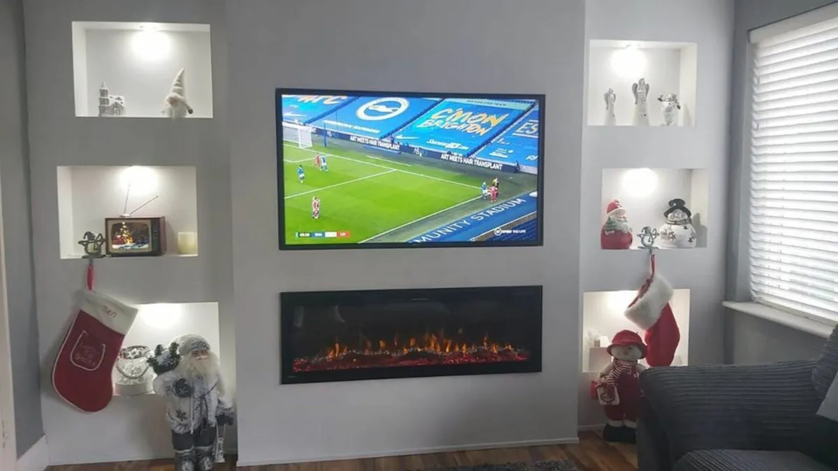 50"VElectric fireplace, best seller, FREE DELIVERY - Image 3