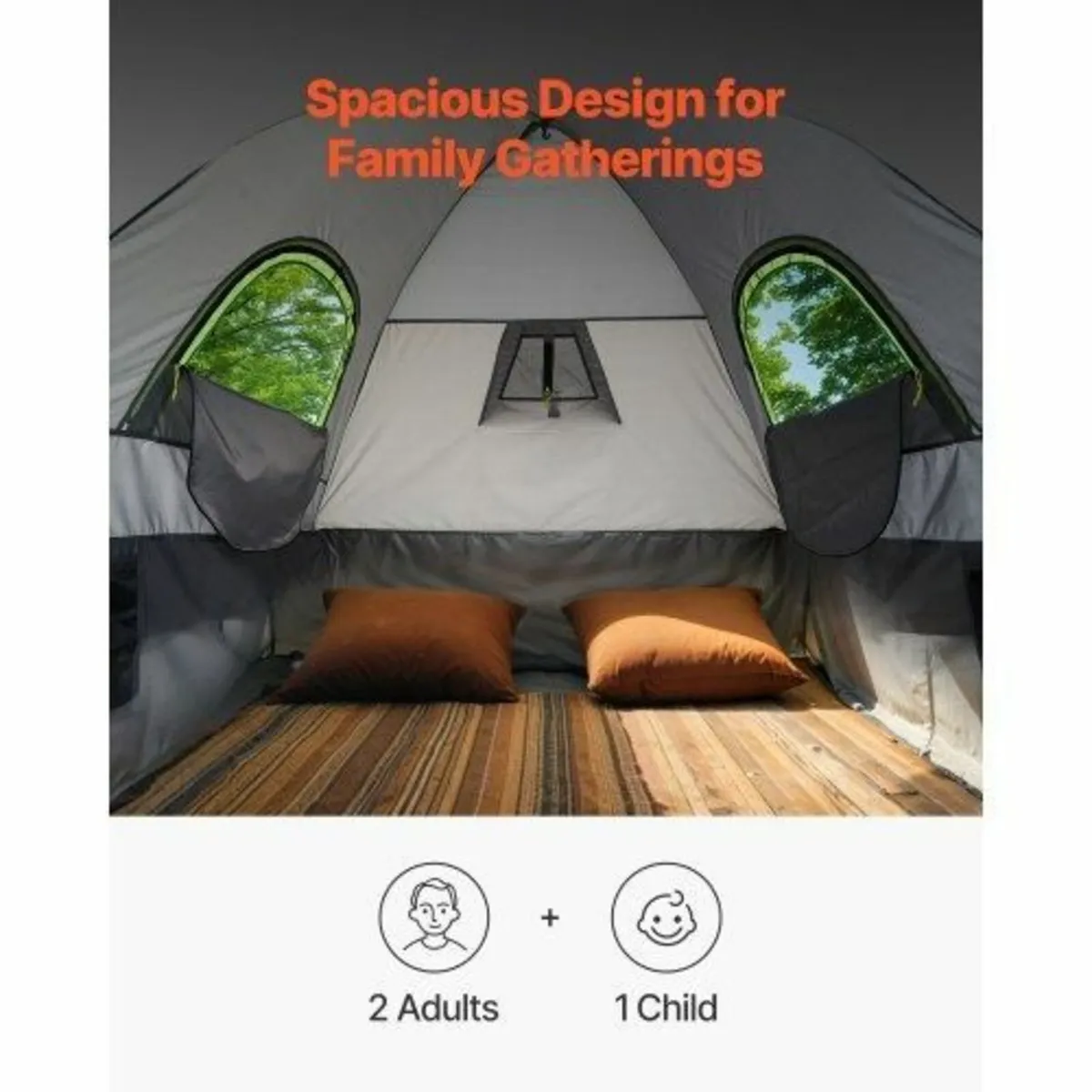 Truck Bed Camping Tent Fits 5.5 to 6.0 ft Waterpro - Image 4