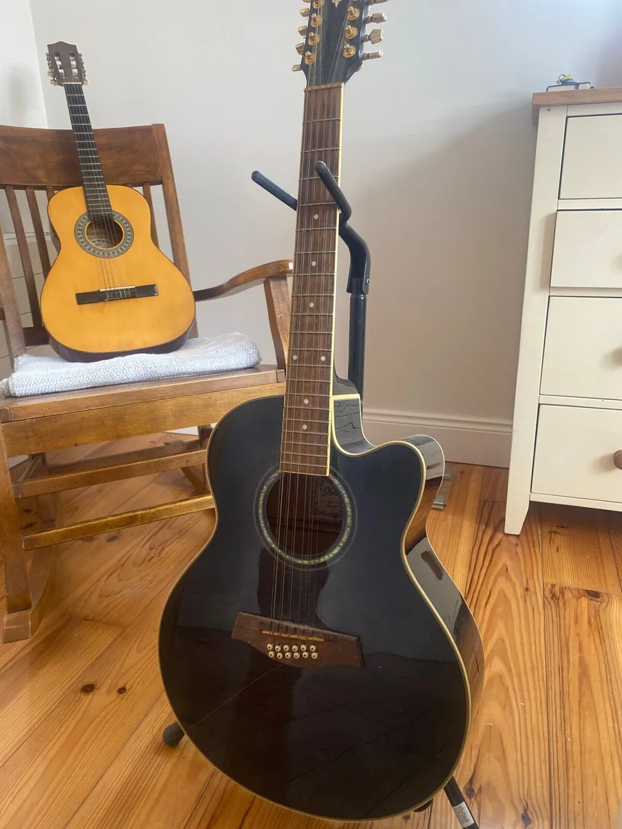 Vintage Ibanez 12 string acoustic guitar - Image 2