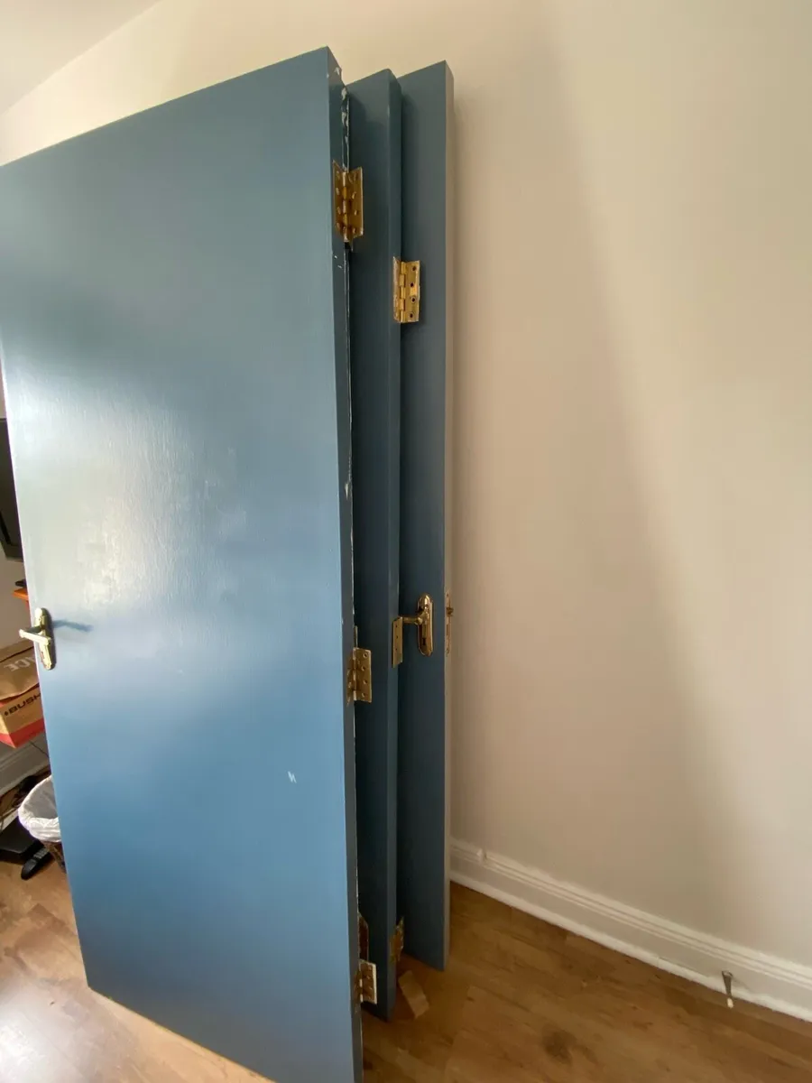 Flush panel doors. - Image 1