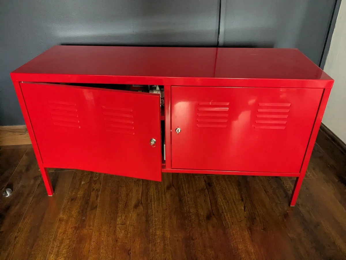 Metal Red Cabinet - Image 1