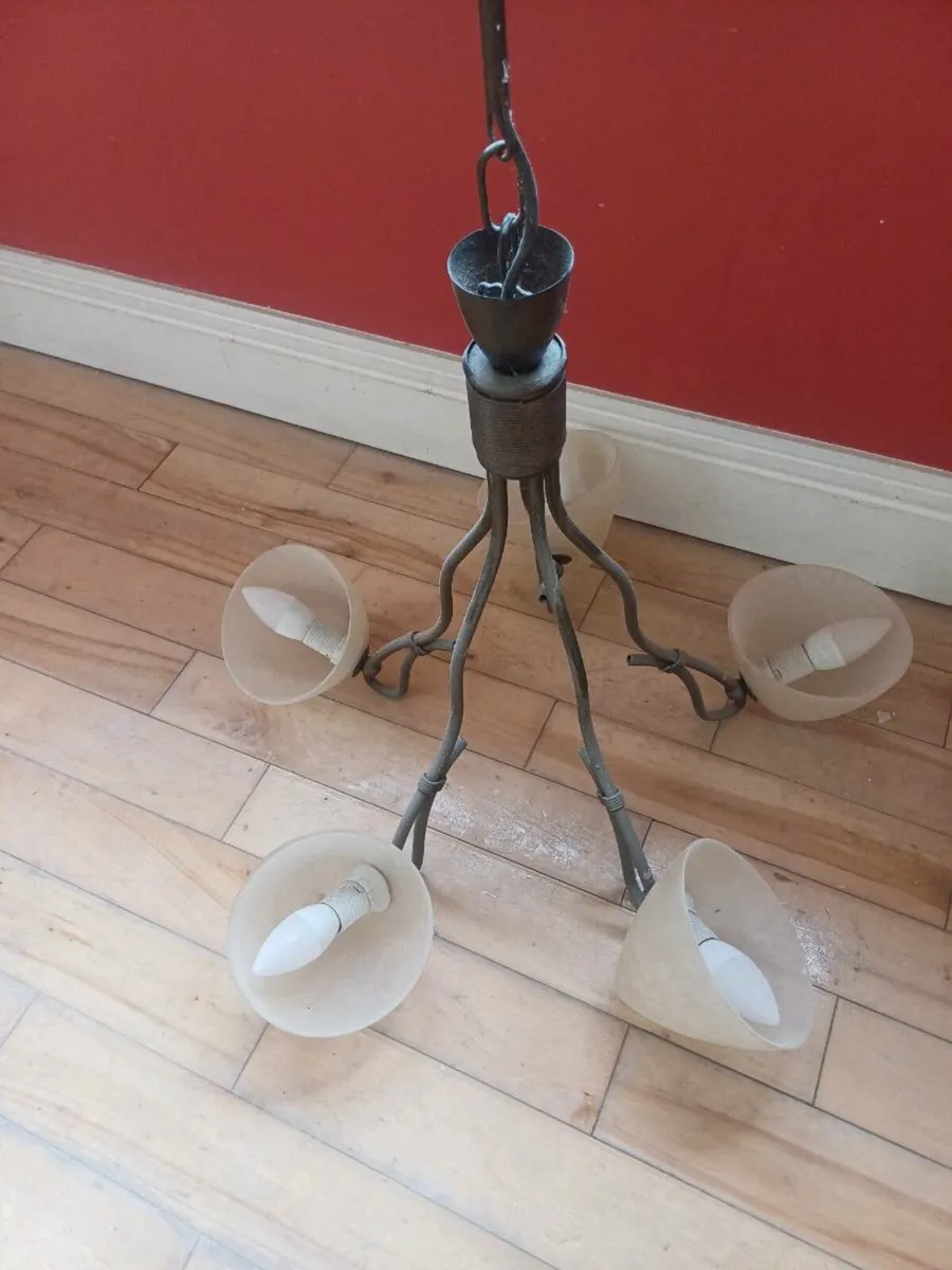 Wrought iron lights - Image 1