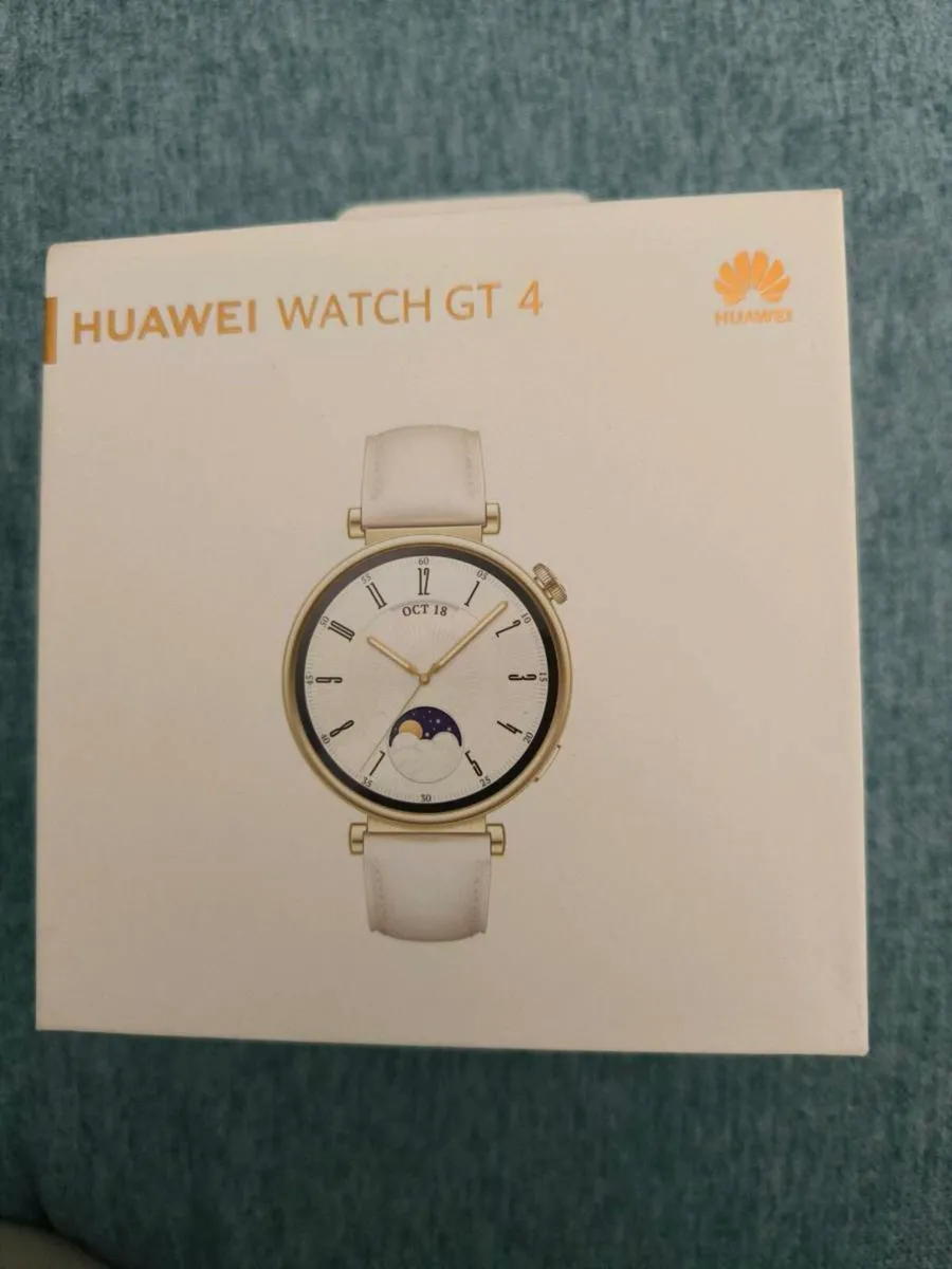 Huawei gt4 white leather strap like new - Image 1