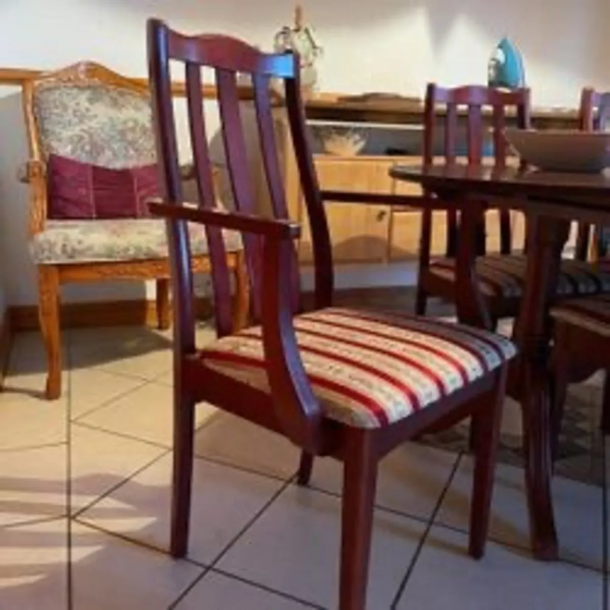 Rosewood Table & Chairs - Image 4