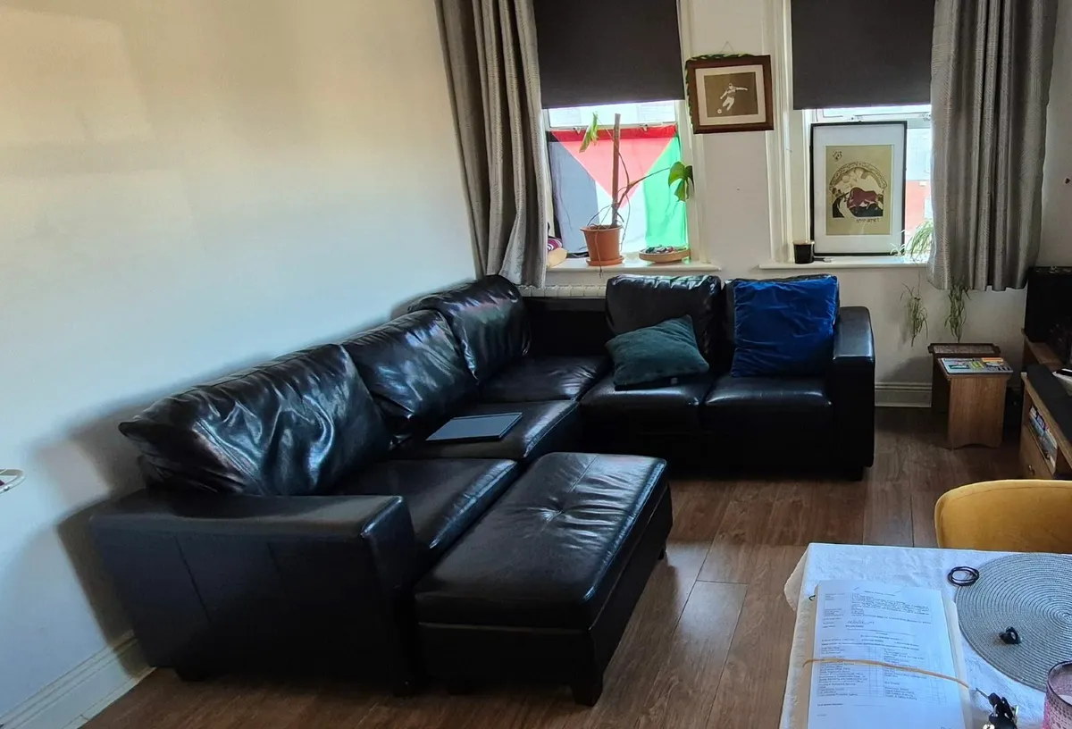 L Shaped Couch with Footrest - Image 2