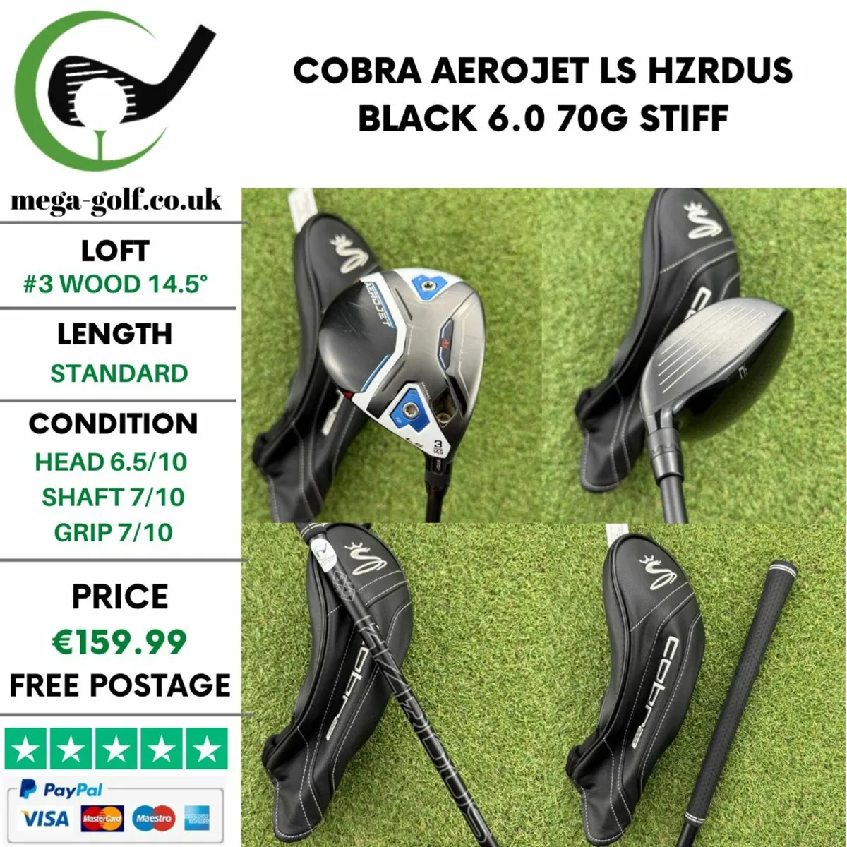 COBRA AEROJET LS #3 WOOD 14.5°/ STIFF - Image 1