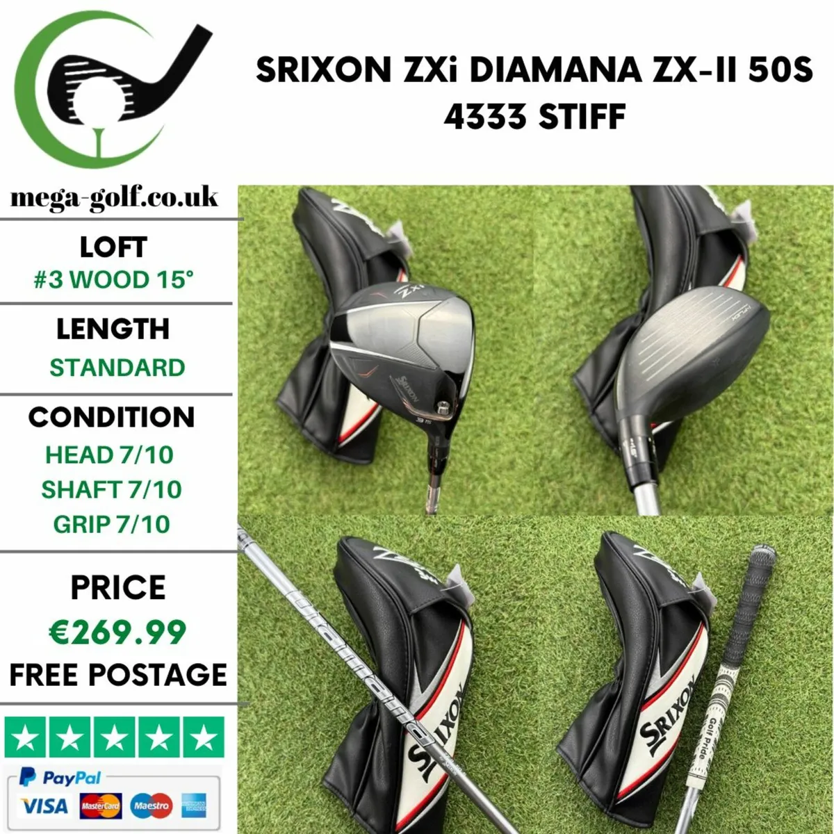 SRIXON ZXi #3 WOOD 15° / STIFF - Image 1