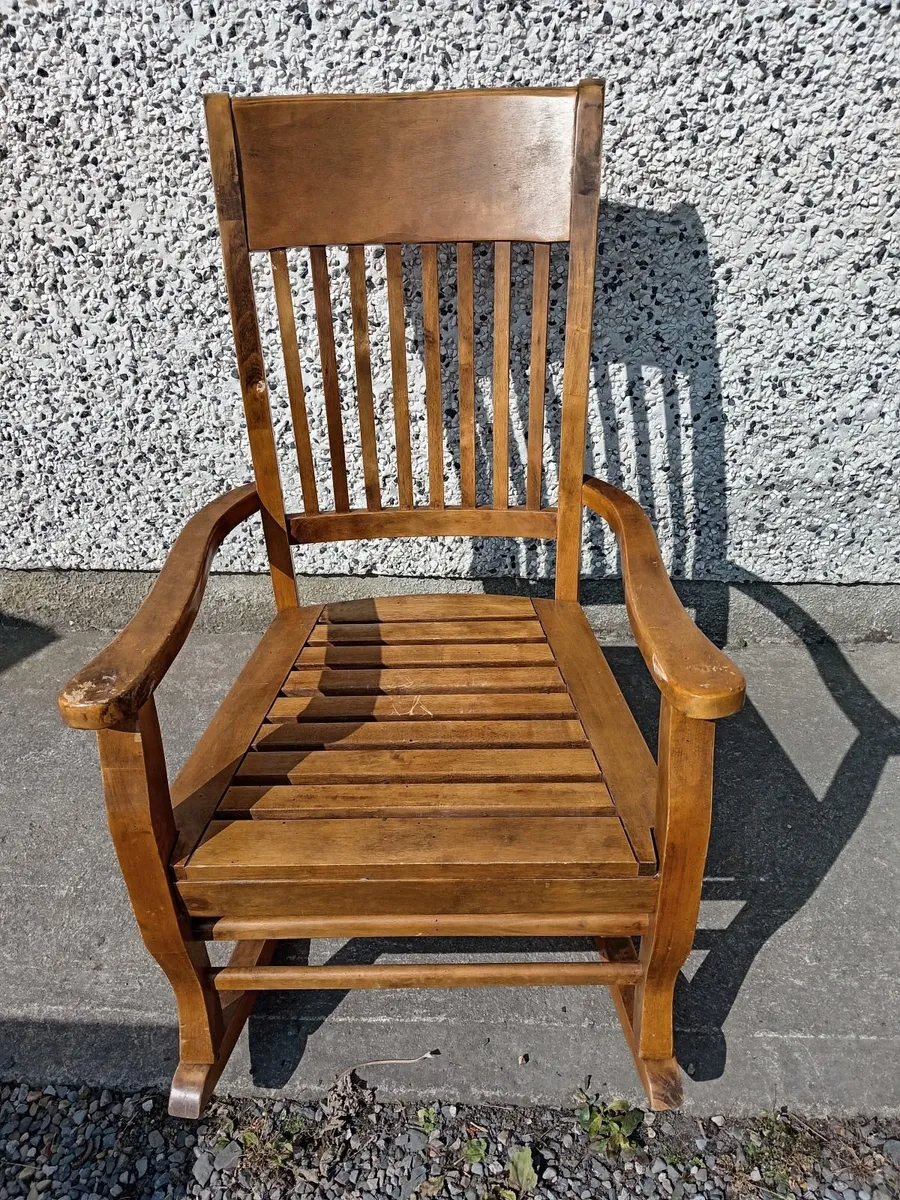 Pine rocking chair