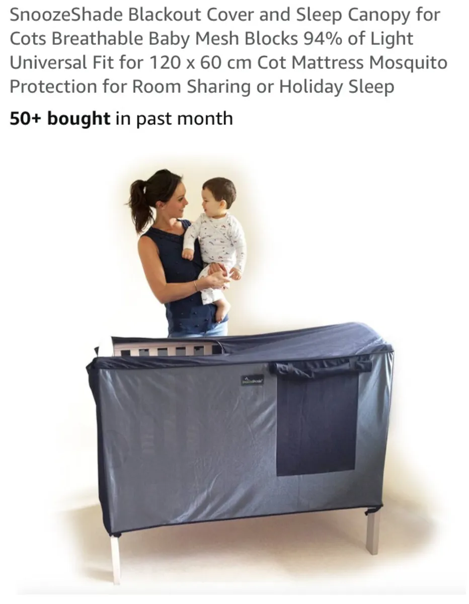 SnoozeShade Blackout Cover and Sleep Canopy - Image 2