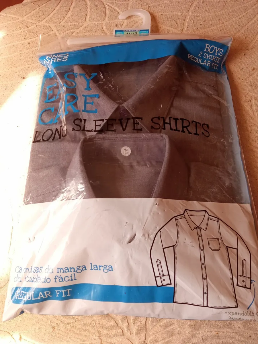 2 Boys Shirts 11/12 years - Image 1
