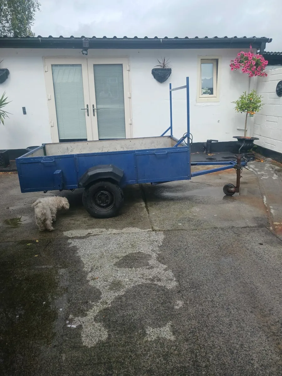 Car trailer for sale   650euros.  6ft 6 long - Image 2