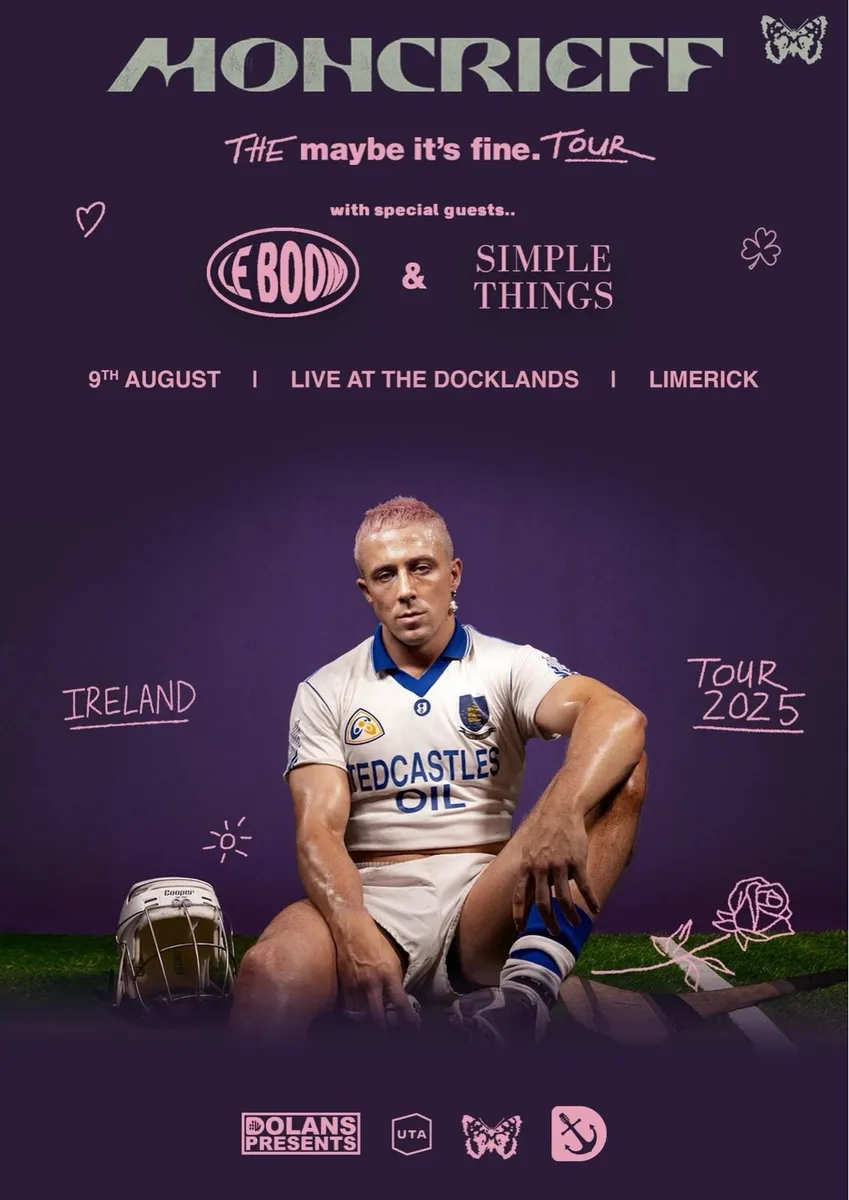 4 x Moncrieff Tickets Limerick 9th August