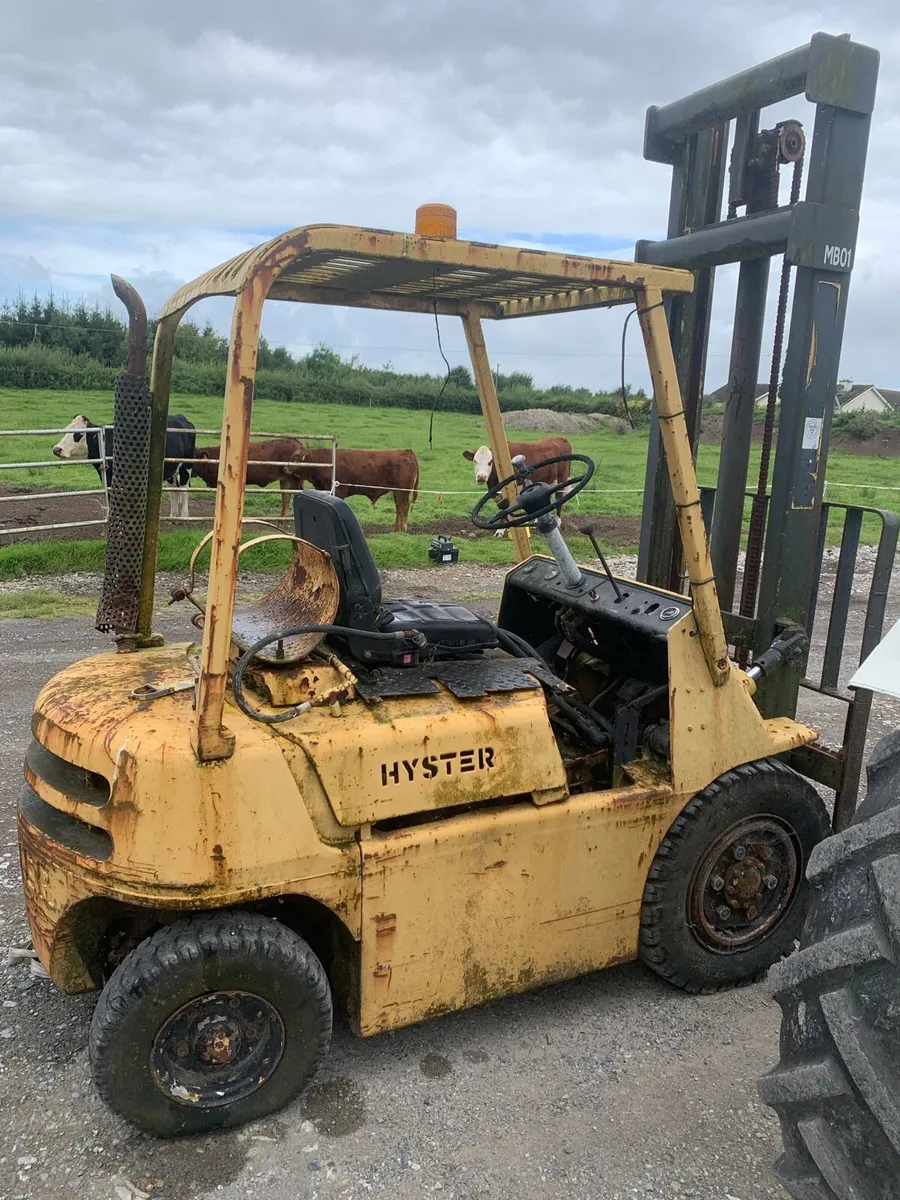 Hyster 3.5 tonne gas forklift parts/repair - Image 1