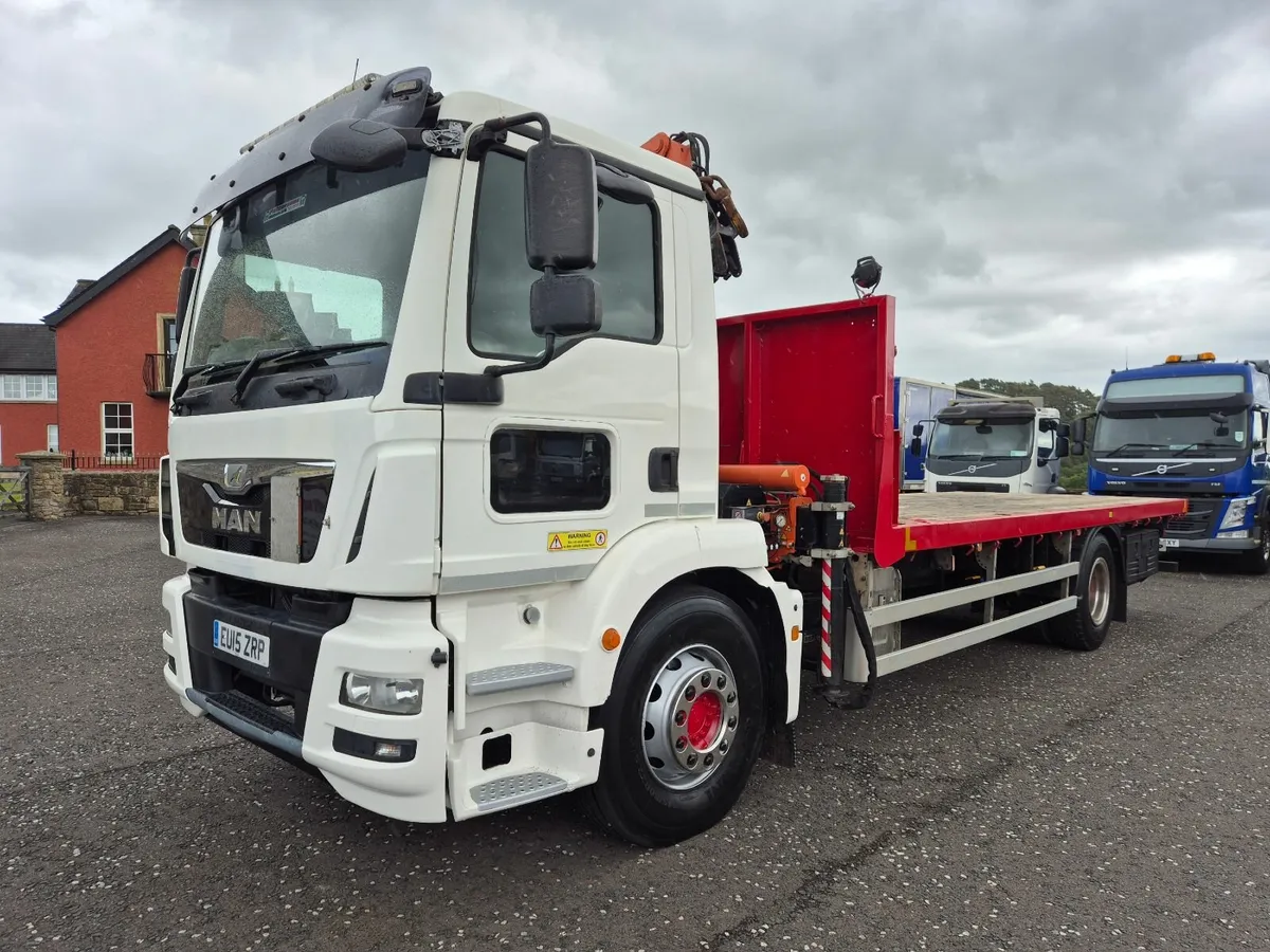 Man 18 ton 290 with Atlas 9ton 2 ext crane - Image 3