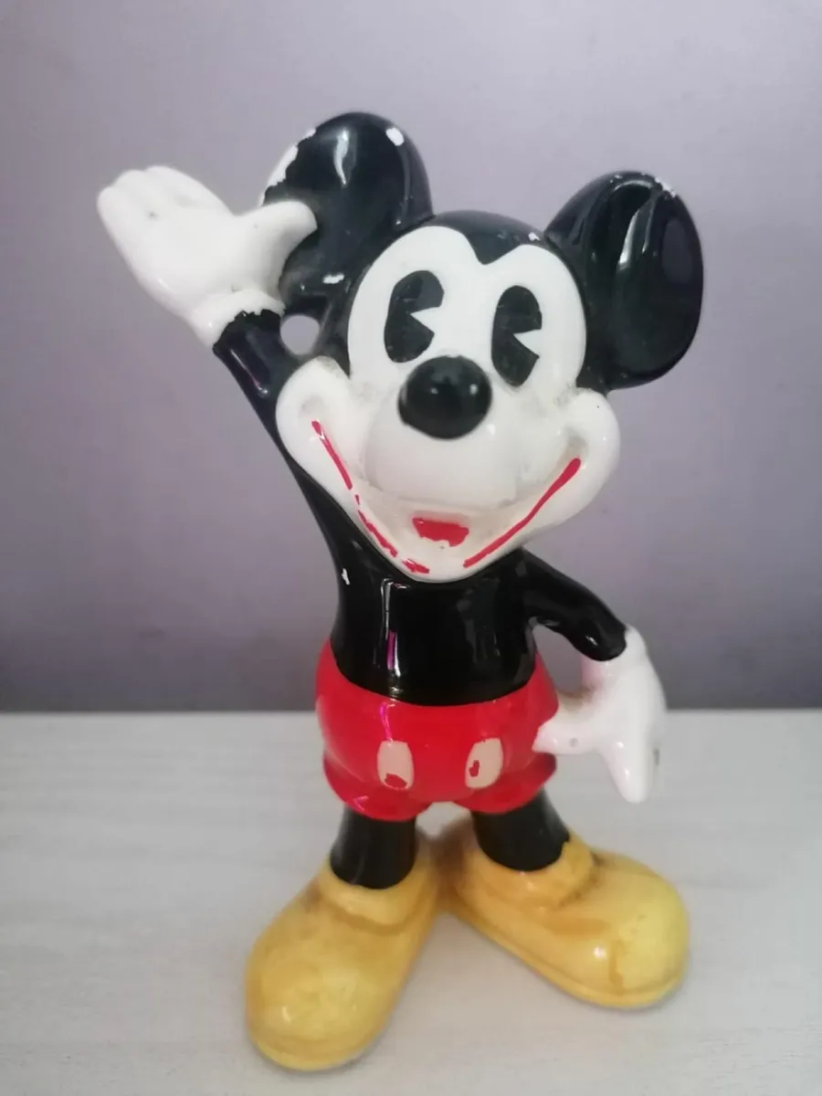 Vintage Mickey Mouse Porcelain Figurine - Image 1